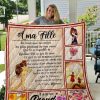 A Ma Fille Quilt Blanket 01