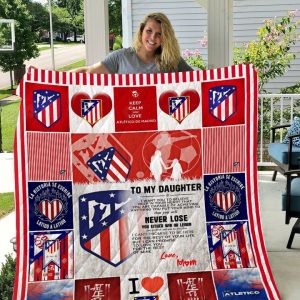 Atlético Madrid Quilt Mom To Daughter