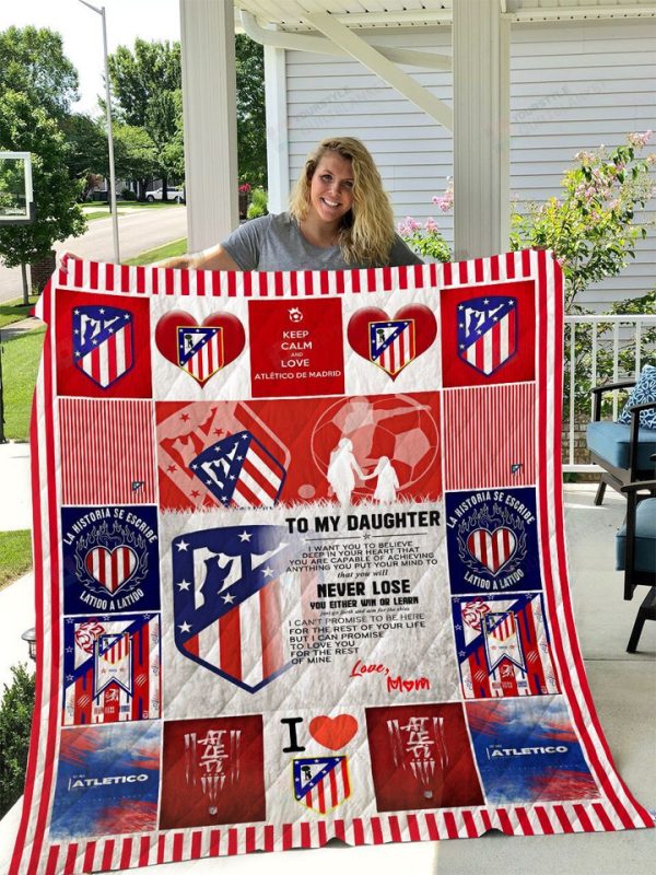 Atlético Madrid Quilt Mom To Daughter