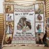 African American She's A Good Girl Loves Her Mama Quilt Blanket Great Customized Gifts For Birthday Christmas Thanksgiving Mother's Day Perfect Gifts For Black Daughter Girlfriend Wife