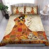 African Girl And Butterfly Custom Duvet Cover Bedding Set With Name