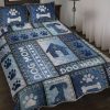 Dog Mom Gift For Mom Quilt Bed Set